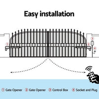 LockMaster Automatic Electrical Swing Gate Opener Kit 1000KG Gate Openers Kings Warehouse 