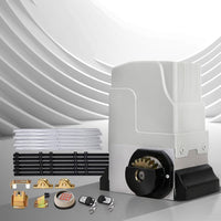 LockMaster Electric Sliding Gate Opener 1800KG Motor Kit Auto Keypad Remote 6M Rail Kings Warehouse 