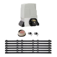 LockMaster Electric Sliding Gate Opener 1800KG With Keypad Remote 6M Rail Kings Warehouse 