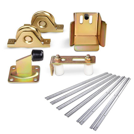 LockMaster Roller Guide Gate Opener Track Stopper Sliding Hardware Accessories Kit Gate Openers Kings Warehouse 