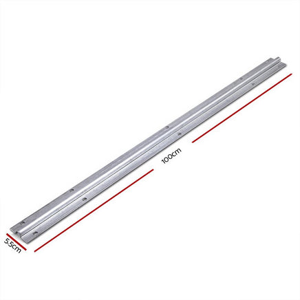 LockMaster Roller Guide Gate Opener Track Stopper Sliding Hardware Accessories Kit Gate Openers Kings Warehouse 