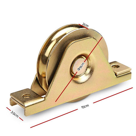 LockMaster Roller Guide Gate Opener Track Stopper Sliding Hardware Accessories Kit Gate Openers Kings Warehouse 
