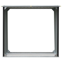 Log Storage Shed Galvanised Steel 172x91x154 cm Anthracite Kings Warehouse 