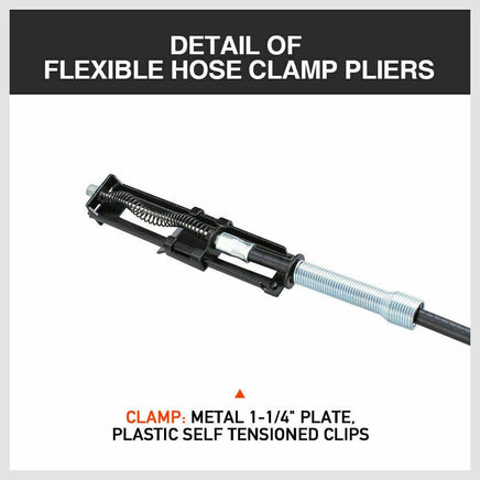 Long Hose Clamp Pliers 24" Flexible Extension Wire Oil Fuel Hose Clip Remove Kings Warehouse 
