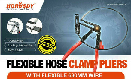 Long Hose Clamp Pliers 24" Flexible Extension Wire Oil Fuel Hose Clip Remove Kings Warehouse 
