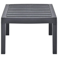 Lounge Table Anthracite 78x55x38 cm Plastic Kings Warehouse 