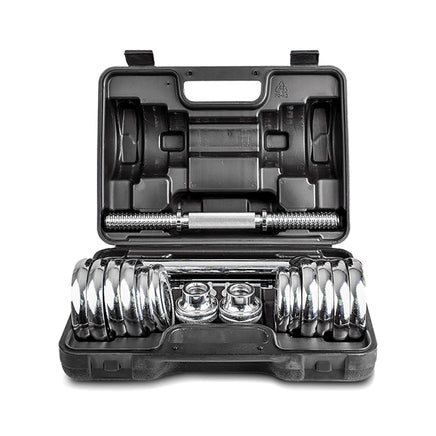 LSG 2-in-1 Dumbbell Barbell Set with Case 30kg Kings Warehouse 
