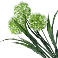 Lush Flowering White Hydrangea Stem 35cm UV Resistant Kings Warehouse 