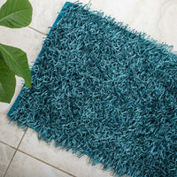 Luxury High Pile Soft Non Slip Bathmat 50 x 80cm (Petrol) Kings Warehouse 