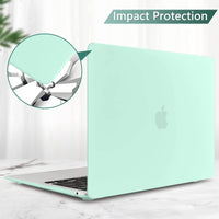 MacBook Air 13 Inch Case 2020 2019 2018, A1932, A2179, A2337 Shell Case Keyboard Cover Green Kings Warehouse 