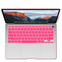 MacBook Air 13 Inch Case 2020 2019 2018, A1932, A2179, A2337 Shell Case Keyboard Cover Pink Kings Warehouse 