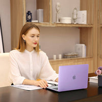 MacBook Air 13 Inch Case 2020 2019 2018, A1932, A2179, A2337 Shell Case Keyboard Cover Purple Kings Warehouse 