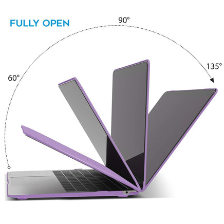 MacBook Air 13 Inch Case 2020 2019 2018, A1932, A2179, A2337 Shell Case Keyboard Cover Purple Kings Warehouse 