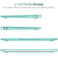 MacBook Air 13 Inch Case 2020 2019 2018, A1932, A2179, A2337 Shell Case Keyboard Cover tiffany blue Kings Warehouse 