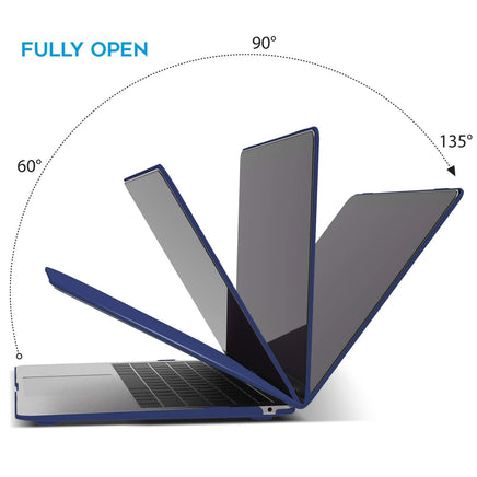 MacBook Air 13 Inch Case 2020 2019 2018, A1932, A2179,A2337 Shell Case Keyboard Cover Blue Kings Warehouse 