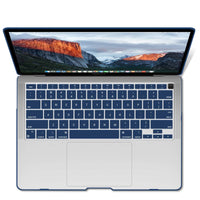 MacBook Air 13 Inch Case 2020 2019 2018, A1932, A2179,A2337 Shell Case Keyboard Cover Blue Kings Warehouse 