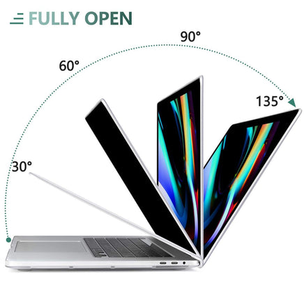 MacBook Pro 13 Inch Case 2016-2023 M1 M2 A2338 A2289 A2251 A2159 Hard Shell Case Keyboard Cover White Kings Warehouse 