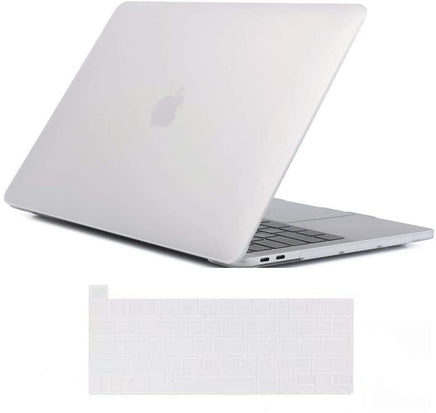 MacBook Pro 13 Inch Case 2016-2023 M1 M2 A2338 A2289 A2251 A2159 Hard Shell Case Keyboard Cover White Kings Warehouse 