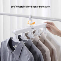 Magic Hanger Space Saving Multifunctional Clothes Coat Hanger Dryer Laundry Drying Rack Airer Clothes Horse White bedroom furniture Kings Warehouse 