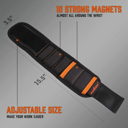 Magnetic Wristband & Universal Socket Grip 7-19mm Magnets Screws Nails Holder Kings Warehouse 