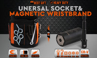 Magnetic Wristband & Universal Socket Grip 7-19mm Magnets Screws Nails Holder Kings Warehouse 
