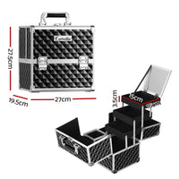 Makeup Case Beauty Organiser Bag Travel Large Cosmetic Storage Portable KingsWarehouse 