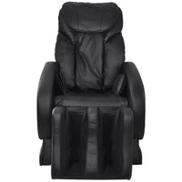 Massage Chair Black Faux Leather Kings Warehouse 