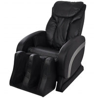 Massage Chair Black Faux Leather Kings Warehouse 