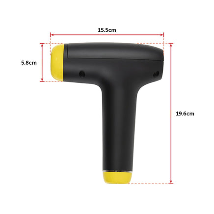 Massage Gun 4 Heads Massager Vibration Muscle Percussion Therapy Tissue Kings Warehouse 