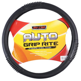 Massage Steering Wheel Cover - Black Kings Warehouse 