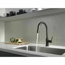 Matte Black Pull out Kitchen tap Solid stainless steel PVD plated Kings Warehouse 