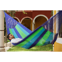 Mayan Legacy Jumbo Size Super Nylon Mexican Hammock in Oceanica Colour Home & Garden > Hammocks Kings Warehouse 