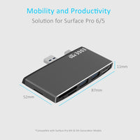 mbeat Edge Pro Multifunction USB- C Hub for Microsoft Surface Pro Gen 5/6 Kings Warehouse 