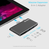 mbeat Edge Pro Multifunction USB- C Hub for Microsoft Surface Pro Gen 5/6 Kings Warehouse 