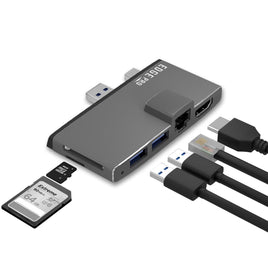 mbeat Edge Pro Multifunction USB- C Hub with LAN for Microsoft Surface Pro Gen 5/6 Kings Warehouse 