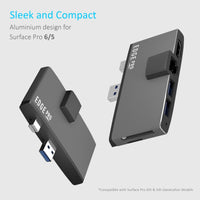 mbeat Edge Pro Multifunction USB- C Hub with LAN for Microsoft Surface Pro Gen 5/6 Kings Warehouse 