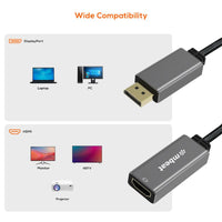 mbeat Elite Display Port to HDMI Adapter - Space Grey Kings Warehouse 
