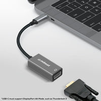 mbeat Elite USB-C to VGA Adapter- Space Grey Kings Warehouse 