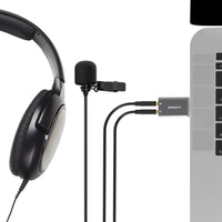 mbeat Elite USB to 3.5 Audio and Microphone Adapter - Space Grey Kings Warehouse 