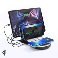 mbeat Gorilla Power 50W Qi Certified Multi-Device USB & Wireless Charging Dock Kings Warehouse 