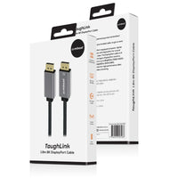 mbeat Tough Link 1.8m Display Port Cable v1.4 - Space Grey Kings Warehouse 