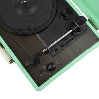 mbeat Woodstock Tiffany Blue Retro Turntable Kings Warehouse 
