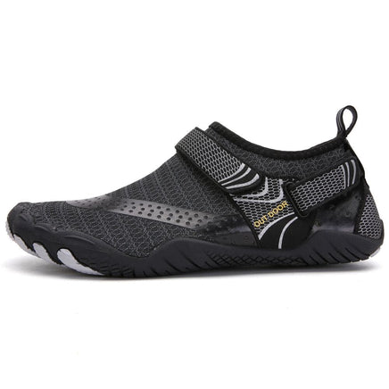 Men Women Water Shoes Barefoot Quick Dry Aqua Sports Shoes - Black Size EU41 = US7.5 Kings Warehouse 
