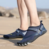 Men Women Water Shoes Barefoot Quick Dry Aqua Sports Shoes - Blue Size EU38 = US5 Kings Warehouse 