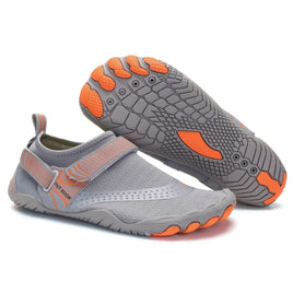 Men Women Water Shoes Barefoot Quick Dry Aqua Sports Shoes - Grey Size EU42 = US8 Kings Warehouse 