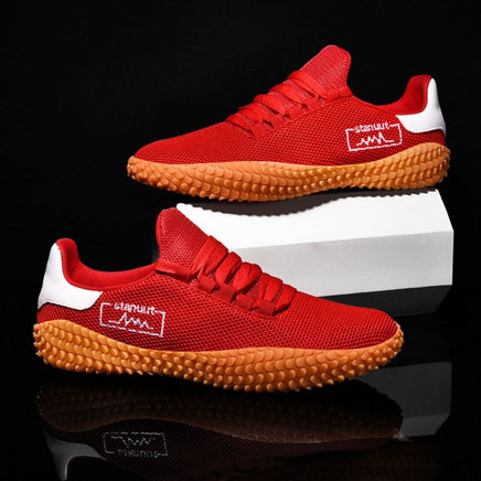 Men's Sneakers Barefoot Lightweight Shoes(Red Size US11.5=US47 ) Kings Warehouse 