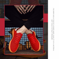 Men's Sneakers Barefoot Lightweight Shoes(Red Size US11.5=US47 ) Kings Warehouse 