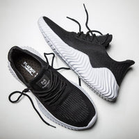 Men's Sneakers Outdoor Road Shoes Breathable Lightweight Non-slip (Black Size US10.5=US45 ) Kings Warehouse 