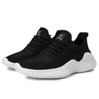 Men's Sneakers Outdoor Road Shoes Breathable Lightweight Non-slip (Black Size US9.5=US43) Kings Warehouse 