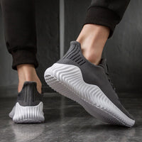 Men's Sneakers Outdoor Road Shoes Breathable Lightweight Non-slip (Grey Size US10.5=US45 ) Kings Warehouse 